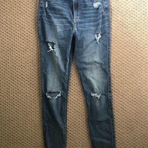Ripped denim jeans from hollister